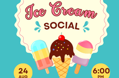 Ice Cream Social: 8/24